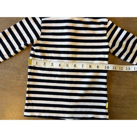 GAP Striped Turtleneck Top Shirt Toddler size 2T Black White - Picture 5 of 6